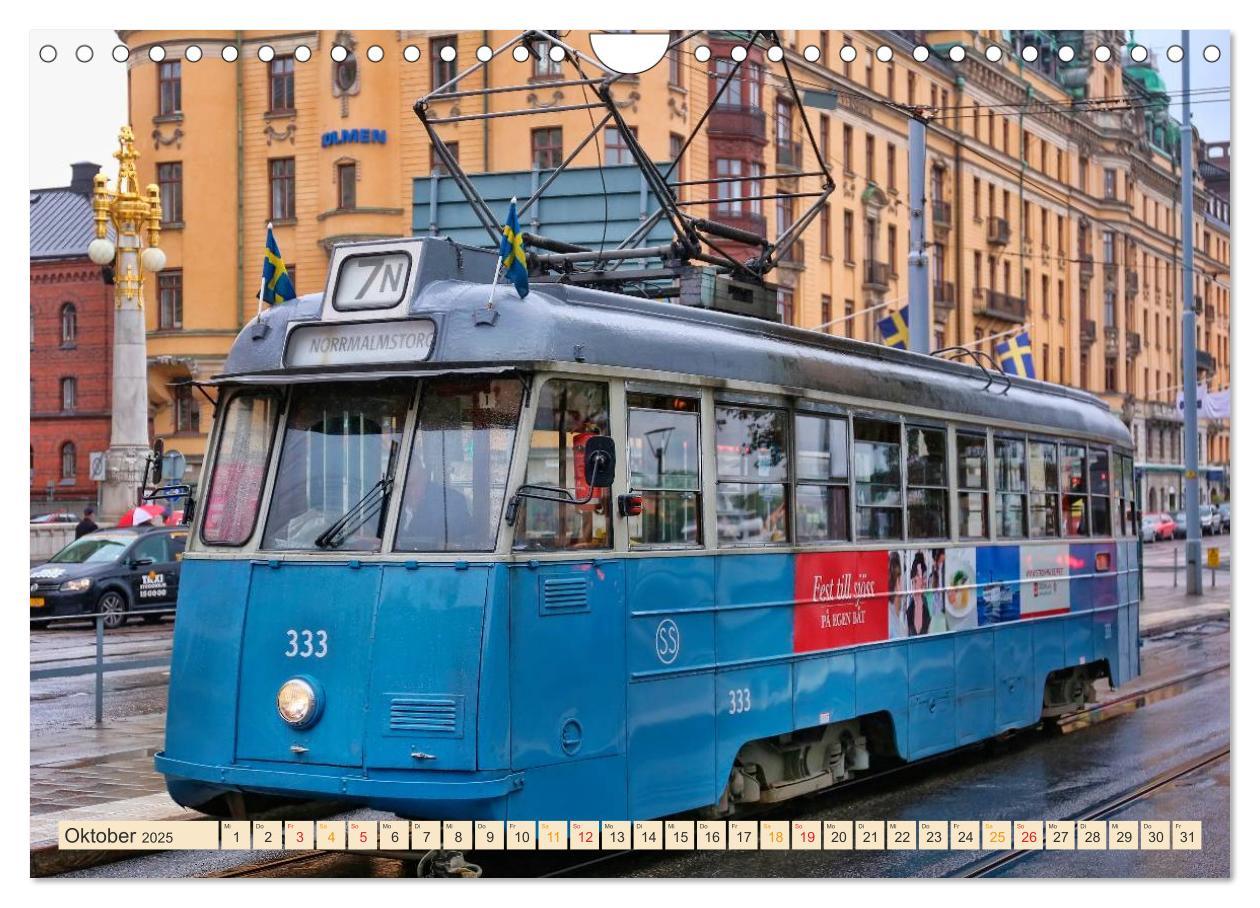 Bild: 9783435476343 | Durch die Welt mit der Straßenbahn (Wandkalender 2025 DIN A4 quer),...