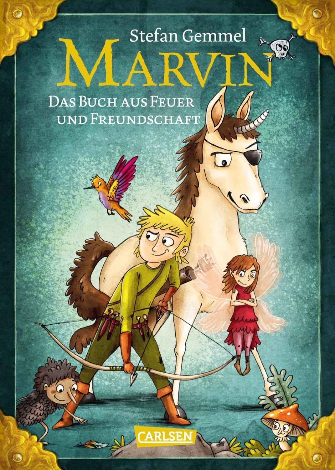Cover: 9783551652645 | Marvin | Das Buch aus Feuer und Freundschaft | Stefan Gemmel | Buch