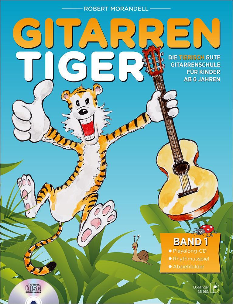 Cover: 9790012205852 | Der Gitarrentiger Band 1 | Die tierisch gute Gitarrenschule mit CD