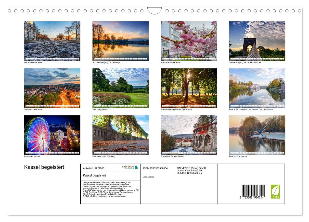 Bild: 9783383986154 | Kassel begeistert (Wandkalender 2025 DIN A3 quer), CALVENDO...