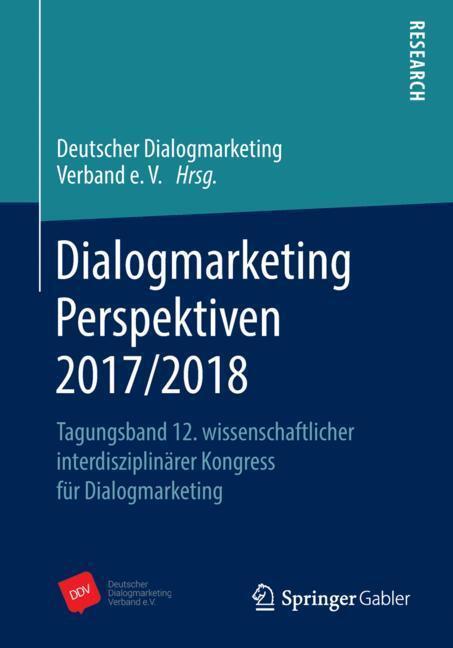 Cover: 9783658205973 | Dialogmarketing Perspektiven 2017/2018 | Taschenbuch | Paperback | x