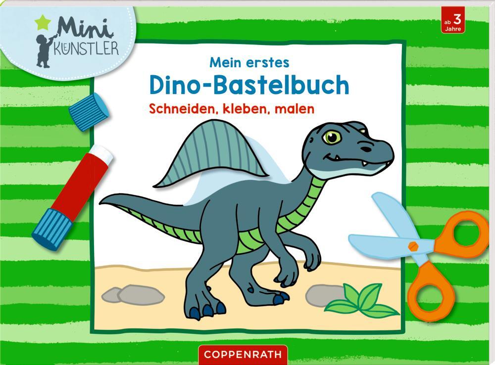 Cover: 9783649633174 | Mein erstes Dino-Bastelbuch | Schneiden, kleben, malen | Michael Böhm