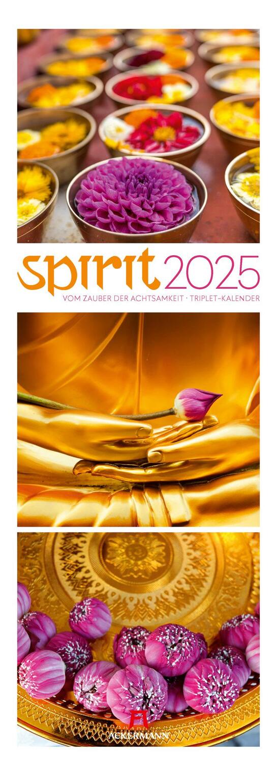 Cover: 9783838425641 | Spirit Triplet-Kalender 2025 | Ackermann Kunstverlag | Kalender | 2025