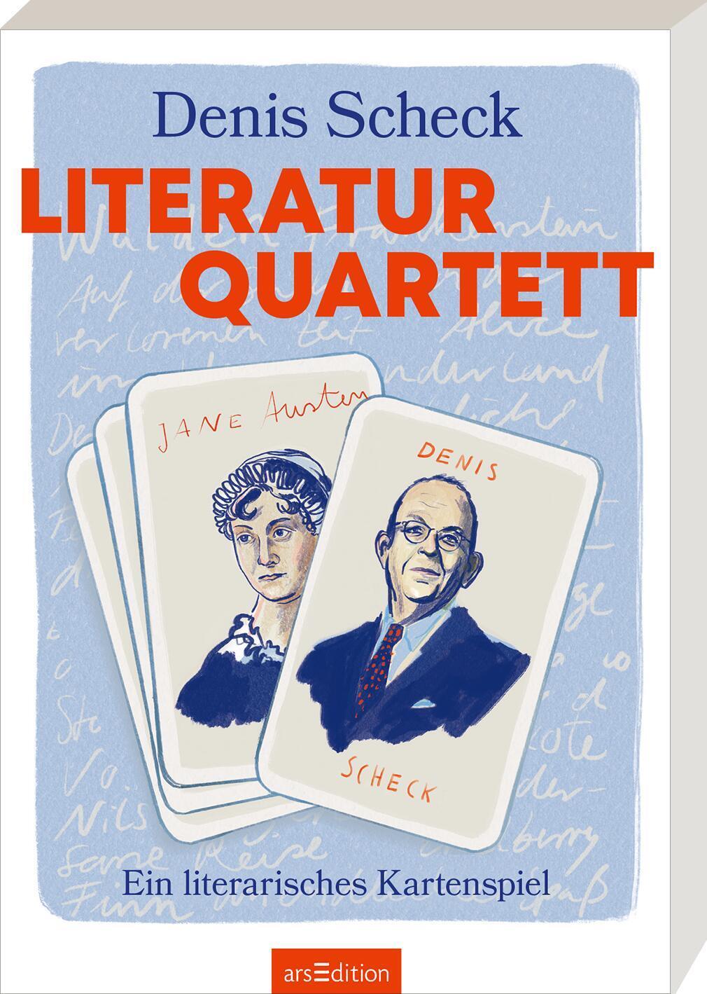 Cover: 4014489131519 | Denis Scheck Literatur-Quartett | Ein literarisches Kartenspiel | Box