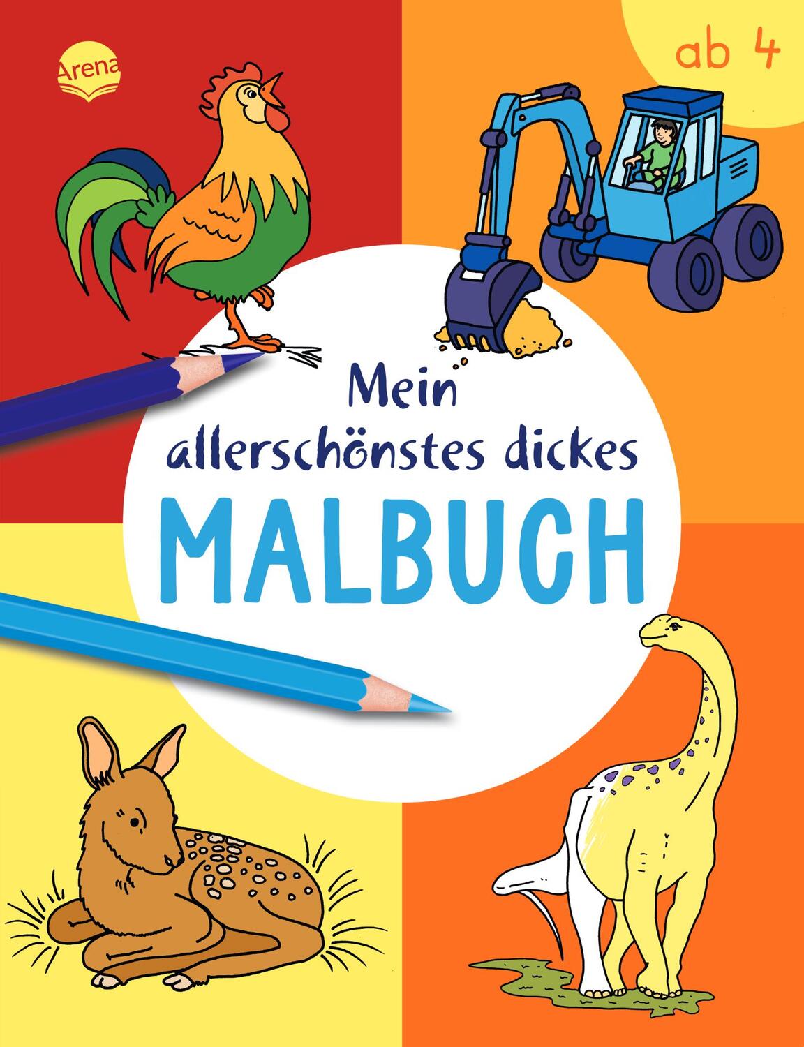Cover: 9783401720388 | Mein allerschönstes dickes Malbuch | Taschenbuch | 96 S. | Deutsch