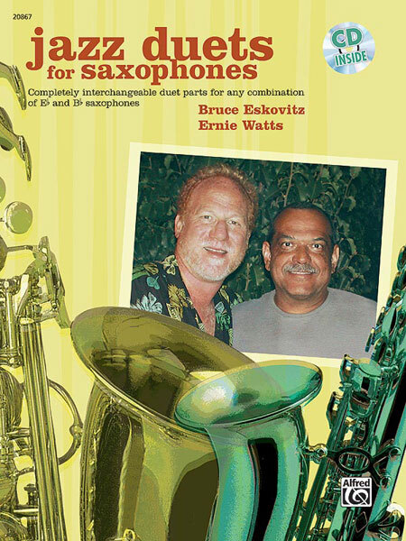 Cover: 38081218823 | Jazz Duets for Saxophones | Ernie Watts_Bruce Eskovitz | Buch + CD