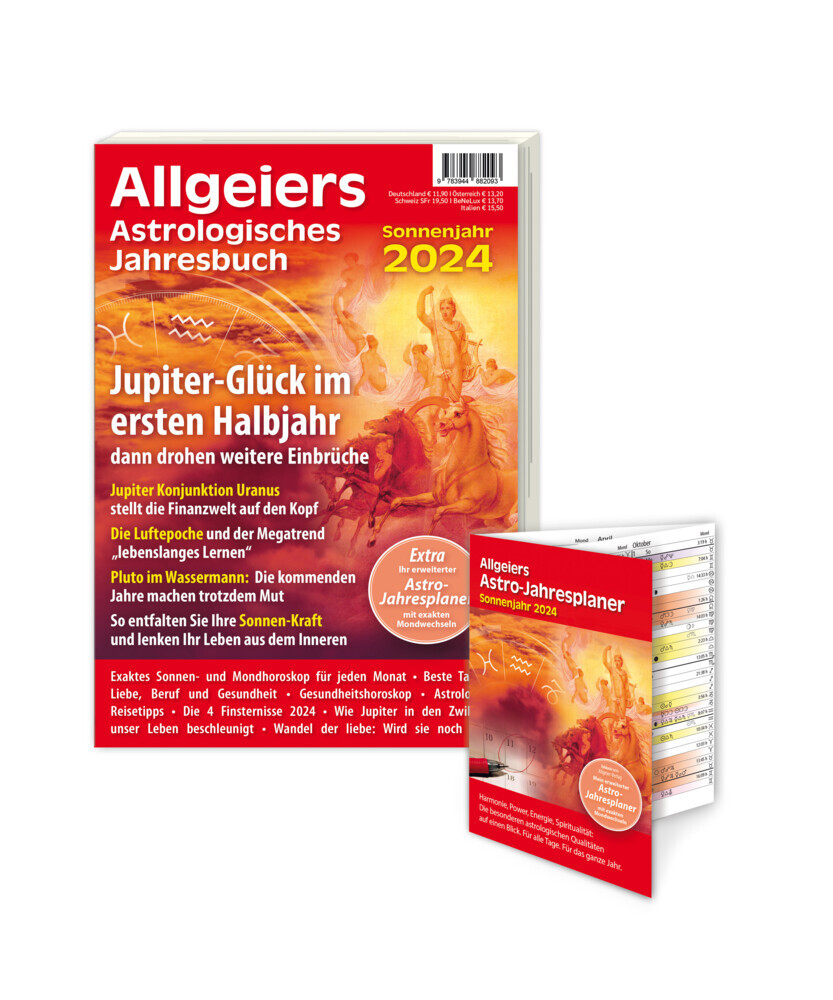 Cover: 9783944882109 | Allgeiers Astrologisches Jahresbuch 2024, m. 1 Buch | Michael Allgeier