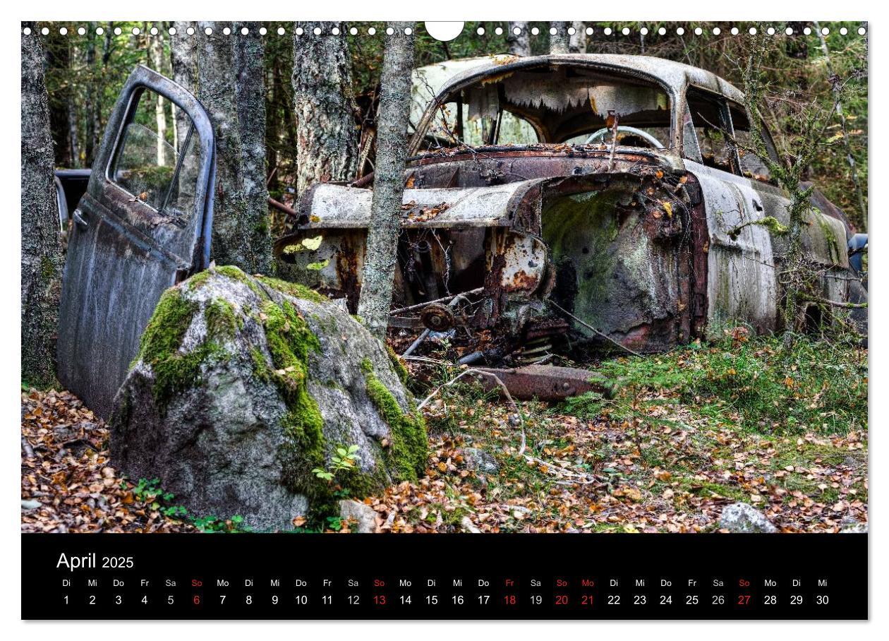 Bild: 9783435556717 | Autos, abgestellt und vergessen (Wandkalender 2025 DIN A3 quer),...