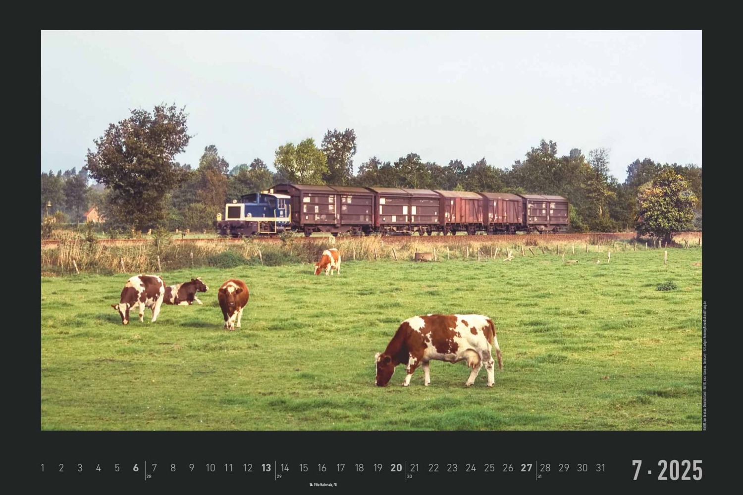 Bild: 4251732342203 | Alpha Edition - Eisenbahn-Nostalgie 2025 Bildkalender, 49,5x33cm,...