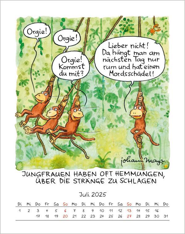 Bild: 9783731876670 | Jungfrau 2025 | Verlag Korsch | Kalender | Spiralbindung | 13 S.