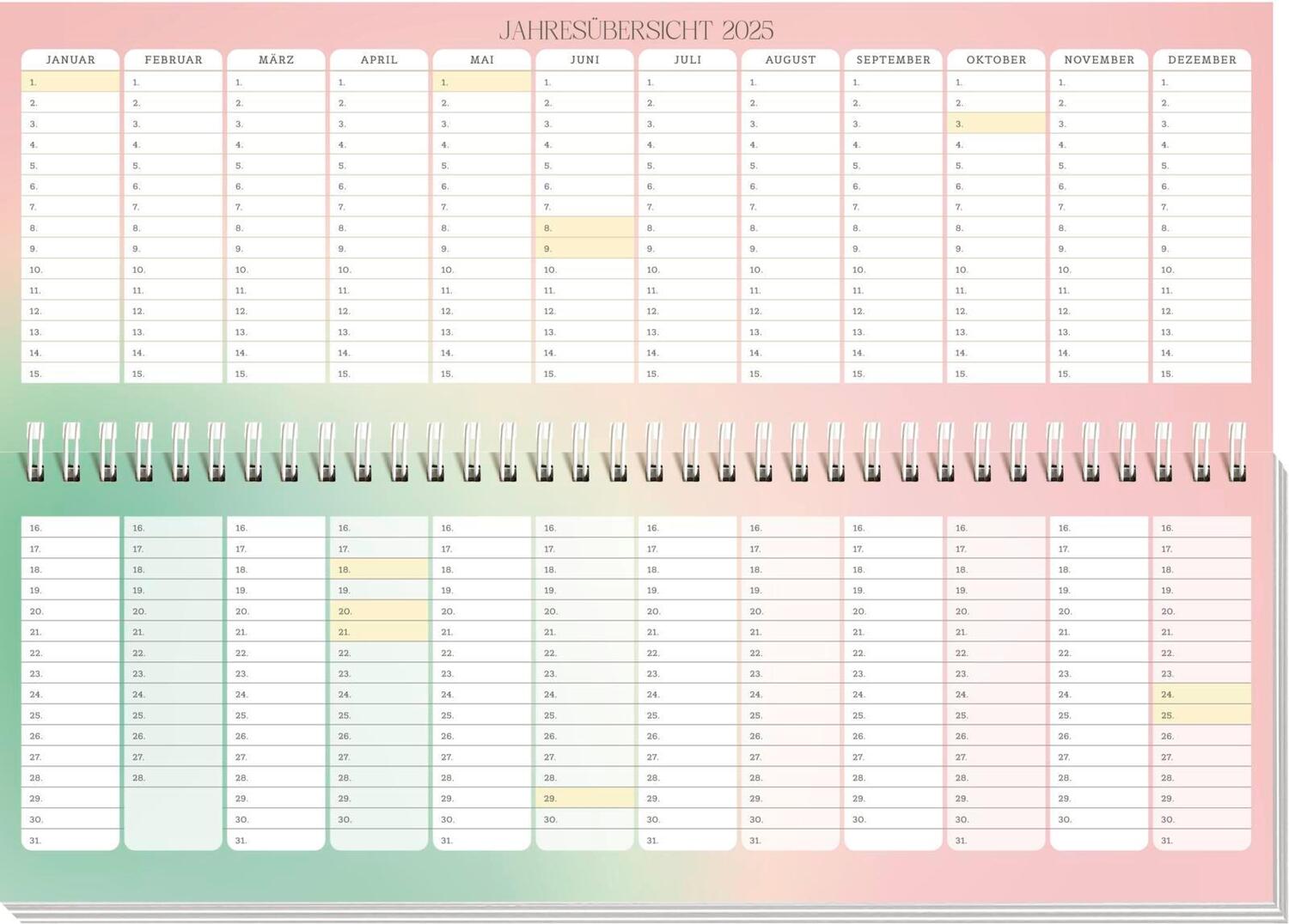 Bild: 4036442012451 | Tischkalender 2025 quer: Ablenkung OFF - Fokus ON | Groh Verlag | 2025