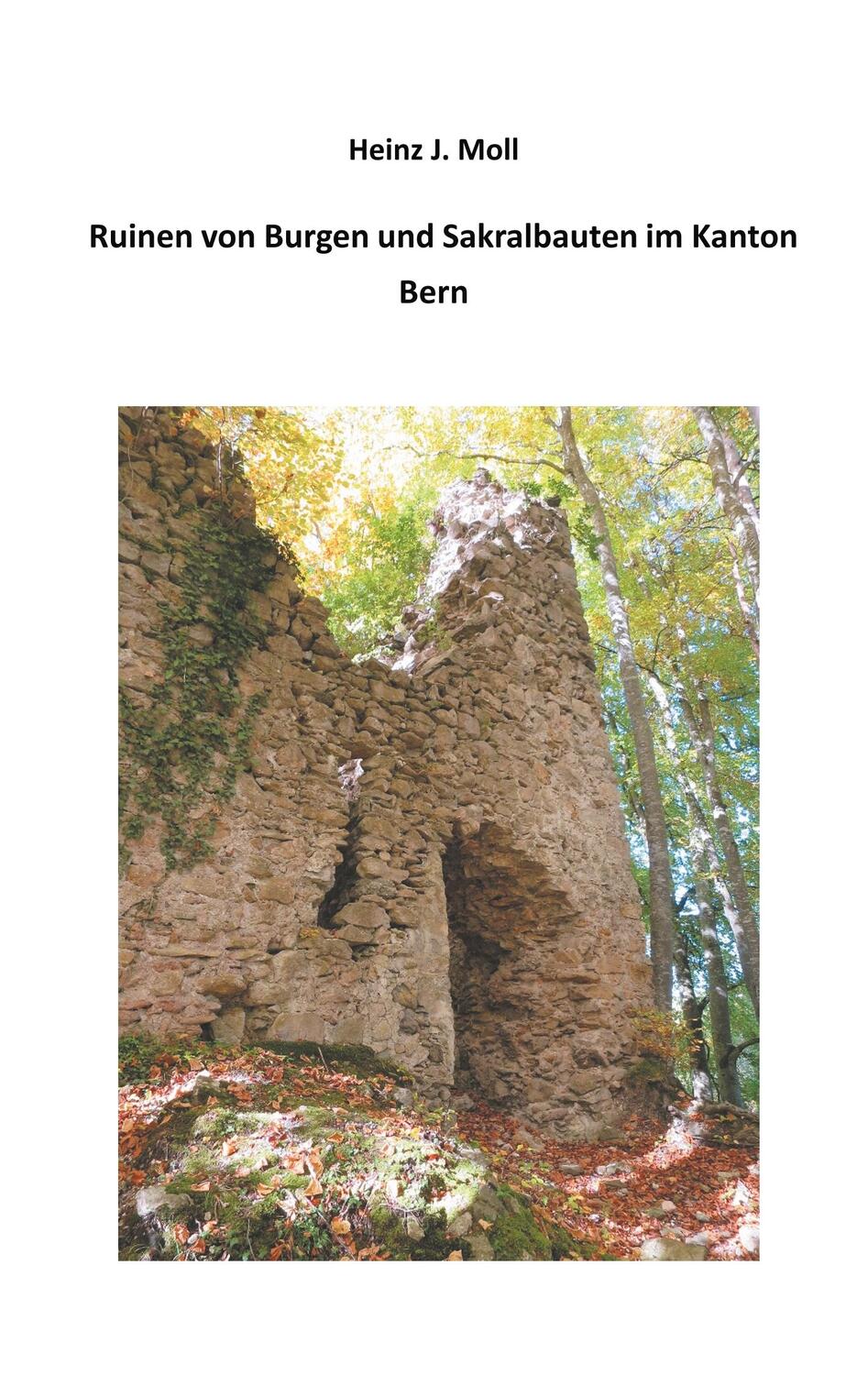 Cover: 9783749465729 | Ruinen von Burgen und Sakralbauten im Kanton Bern | Heinz J. Moll