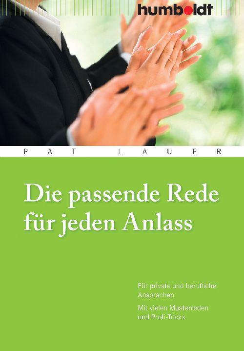 Cover: 9783869100197 | Die passende Rede für jeden Anlass | Pat Lauer | Taschenbuch | Deutsch