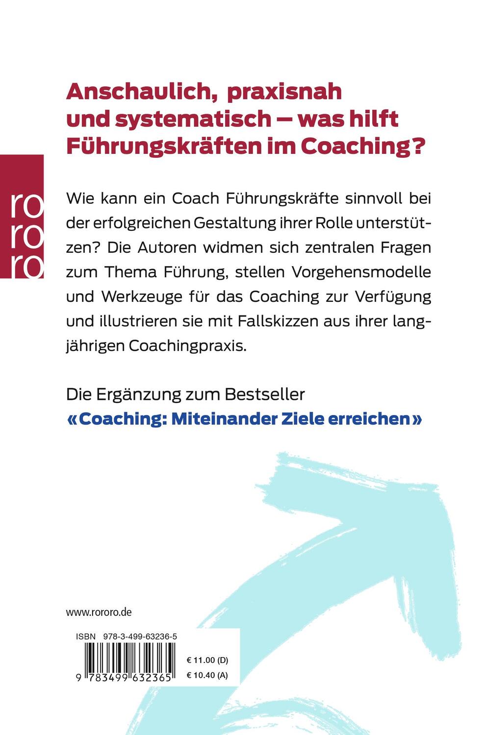 Rückseite: 9783499632365 | Coaching zu Führungsthemen | Modelle und Anregungen für die Praxis