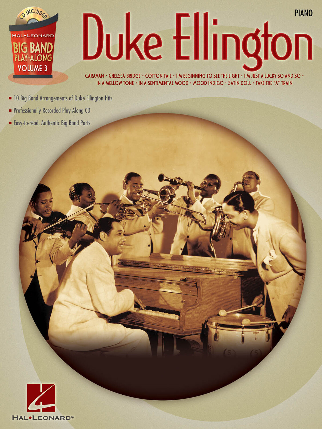 Cover: 884088196813 | Duke Ellington - Piano | Big Band Play-Along Volume 3 | Duke Ellington