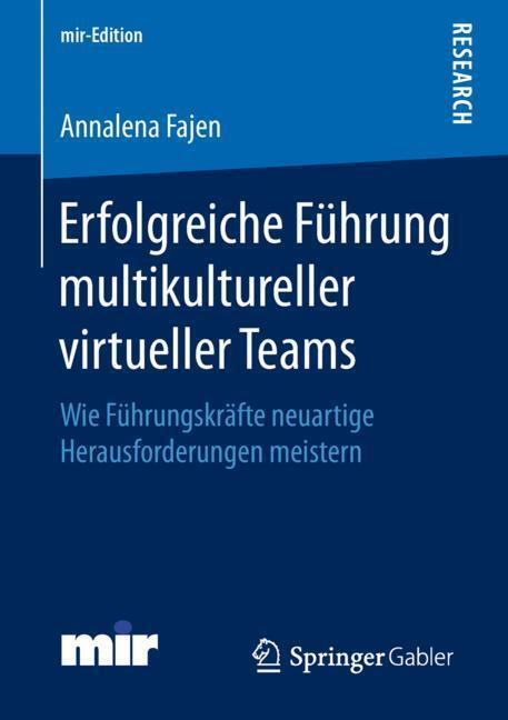 Cover: 9783658232672 | Erfolgreiche Führung multikultureller virtueller Teams | Fajen | Buch
