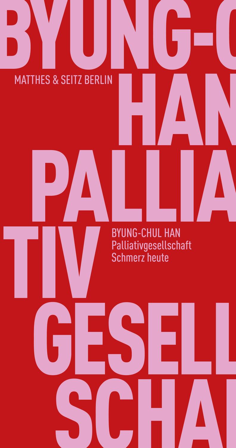 Cover: 9783957572691 | Palliativgesellschaft | Schmerz heute | Byung-Chul Han | Taschenbuch