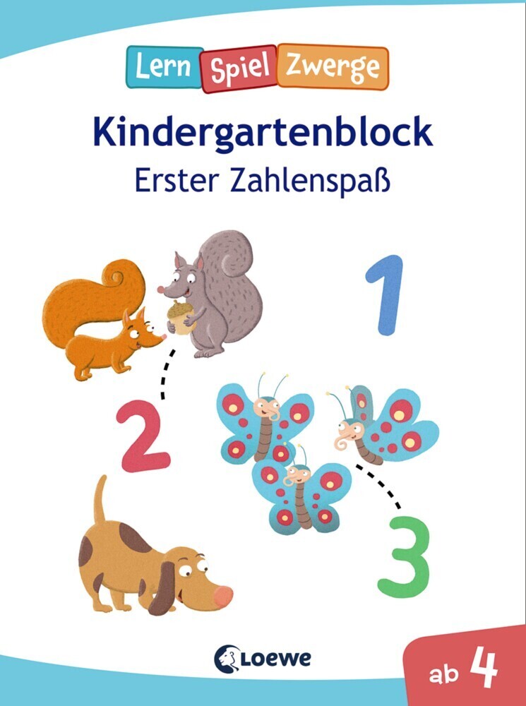 Cover: 9783743203525 | LernSpielZwerge, Kindergartenblock - Erster Zahlenspaß | Thau | Buch
