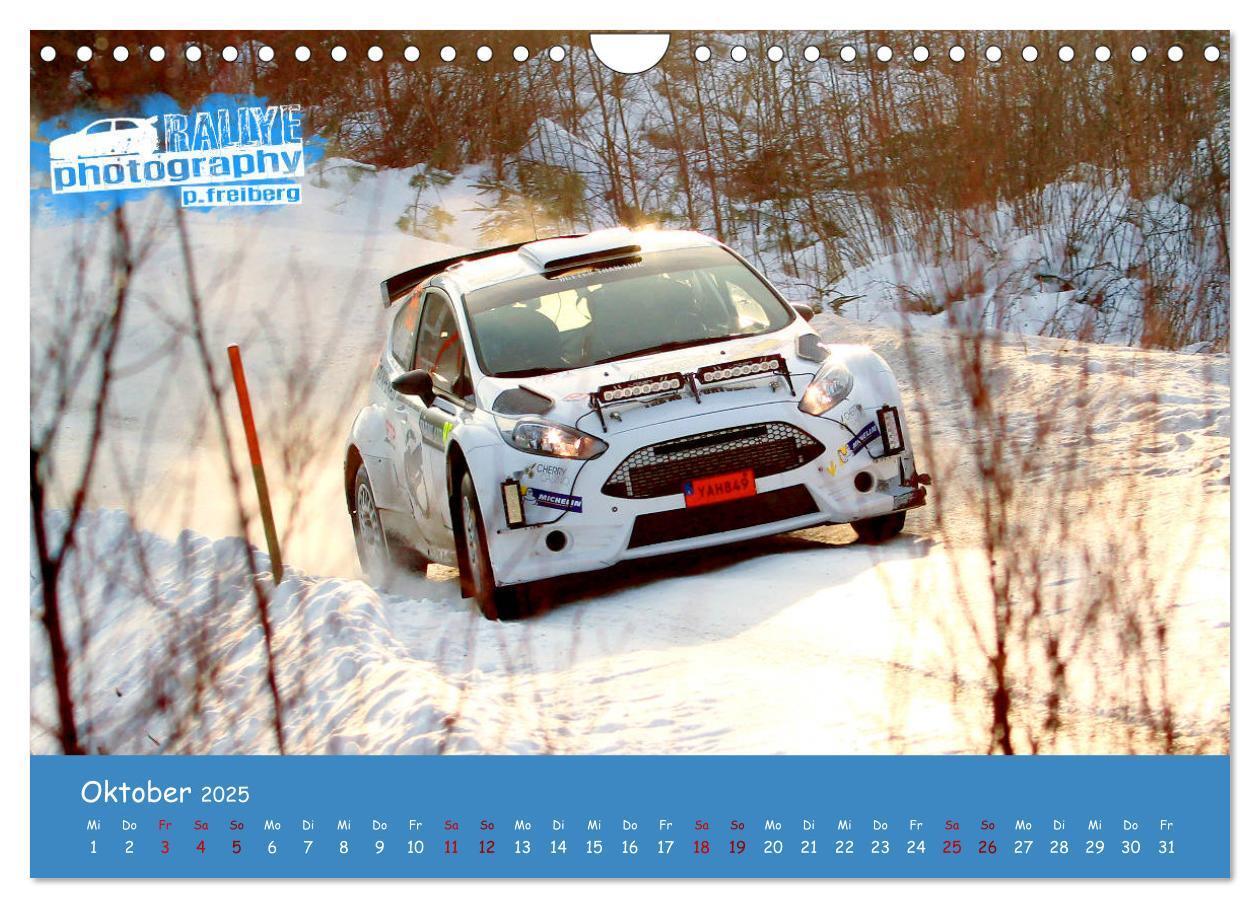 Bild: 9783435343935 | WRC Schweden White Open 2025 (Wandkalender 2025 DIN A4 quer),...