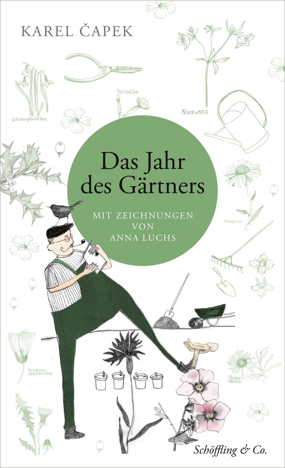 Cover: 9783895618192 | Das Jahr des Gärtners | Mit Zeichnungen von Anna Luchs | Karel Capek