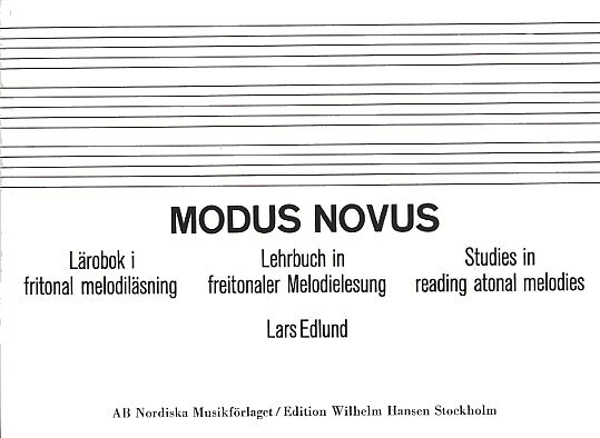 Cover: 9789177483823 | Modus Novus | Lars Edlund | Buch | Gehrmans | EAN 9789177483823