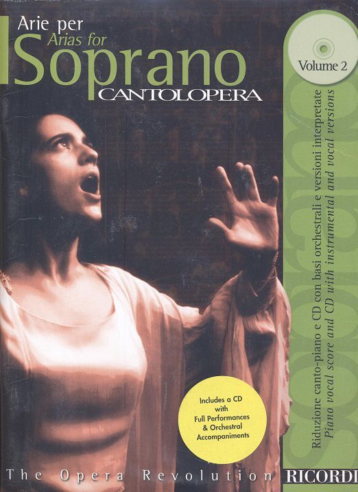 Cover: 9790041388236 | Cantolopera: Arie per Soprano Volume 2 | Cantolopera (ricordi) | 2001