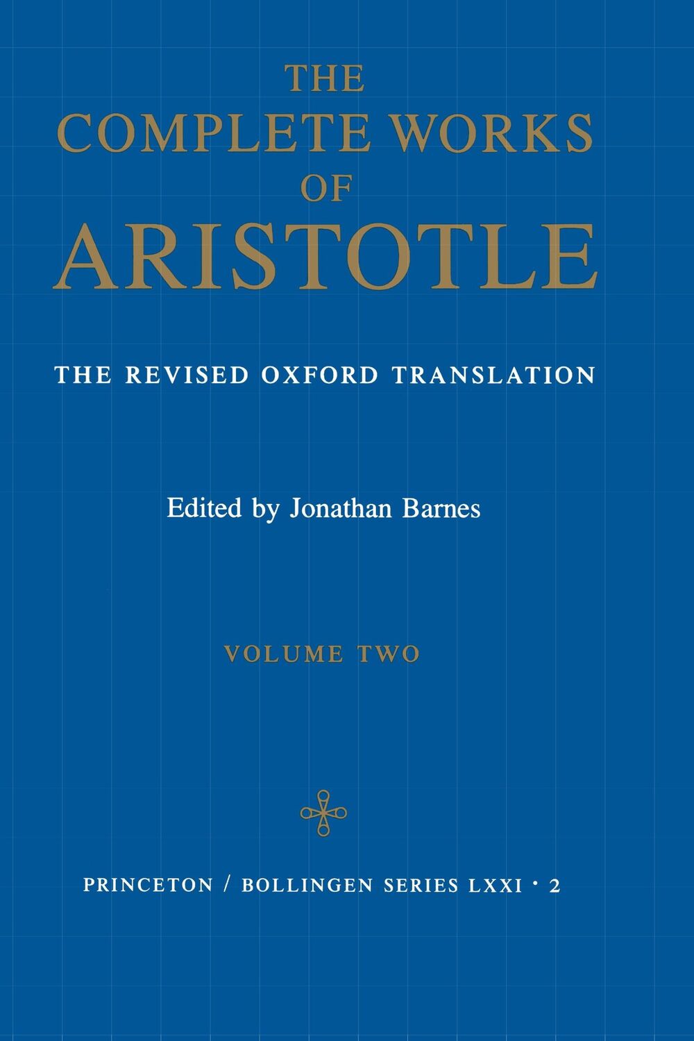 Cover: 9780691016511 | The Complete Works of Aristotle, Volume Two | Aristotle | Buch | 1984