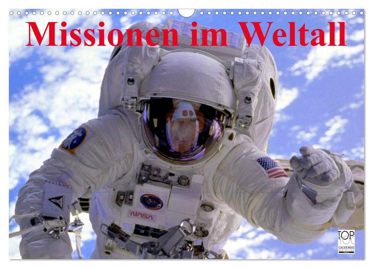 Cover: 9783383518850 | Missionen im Weltall (Wandkalender 2024 DIN A3 quer), CALVENDO...