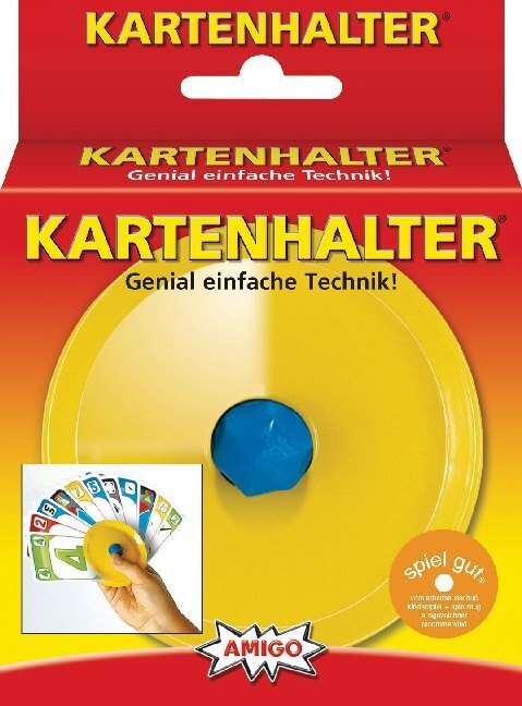 Cover: 4007396049206 | Kartenhalter, gelb (Spiel-Zubehör) | Genial einfache Technik! | Spiel