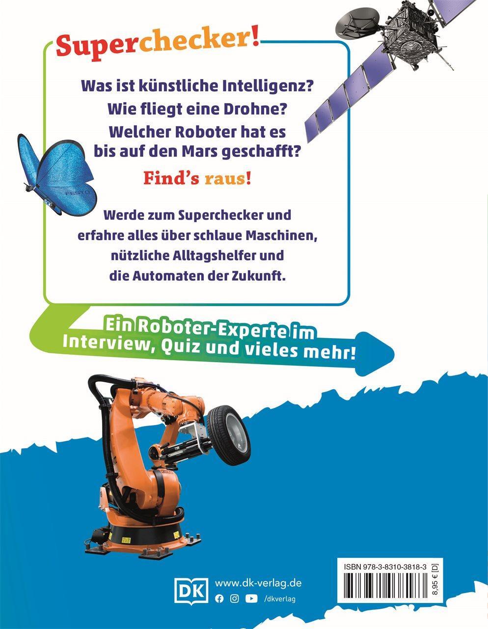 Rückseite: 9783831038183 | Superchecker! Roboter | Taschenbuch | Superchecker! | 64 S. | Deutsch