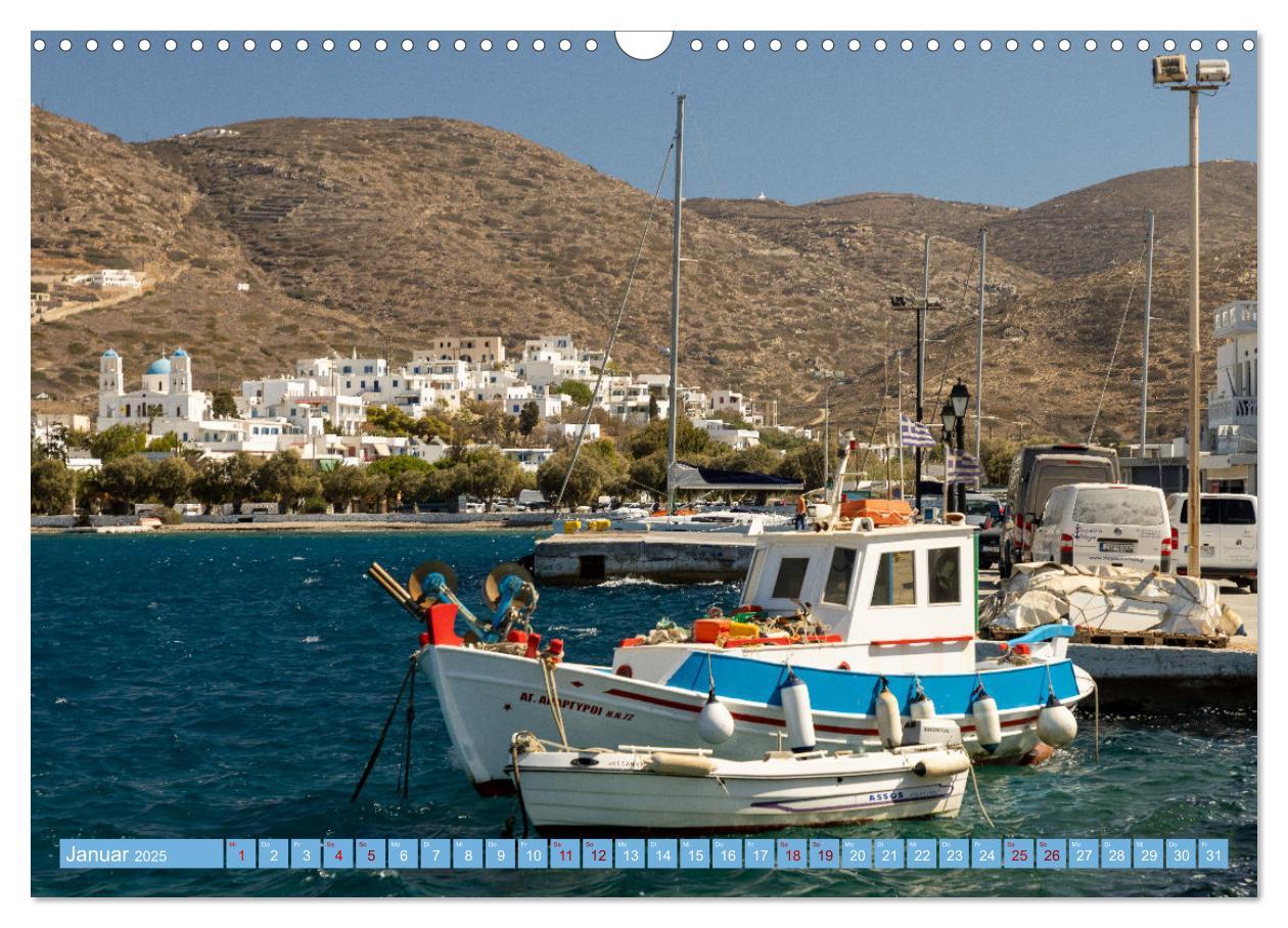 Bild: 9783435000135 | Amorgos - Kykladenimpressionen (Wandkalender 2025 DIN A3 quer),...