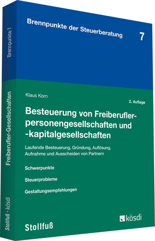 Cover: 9783084500086 | Besteuerung von Freiberuflerpersonengesellschaften und...