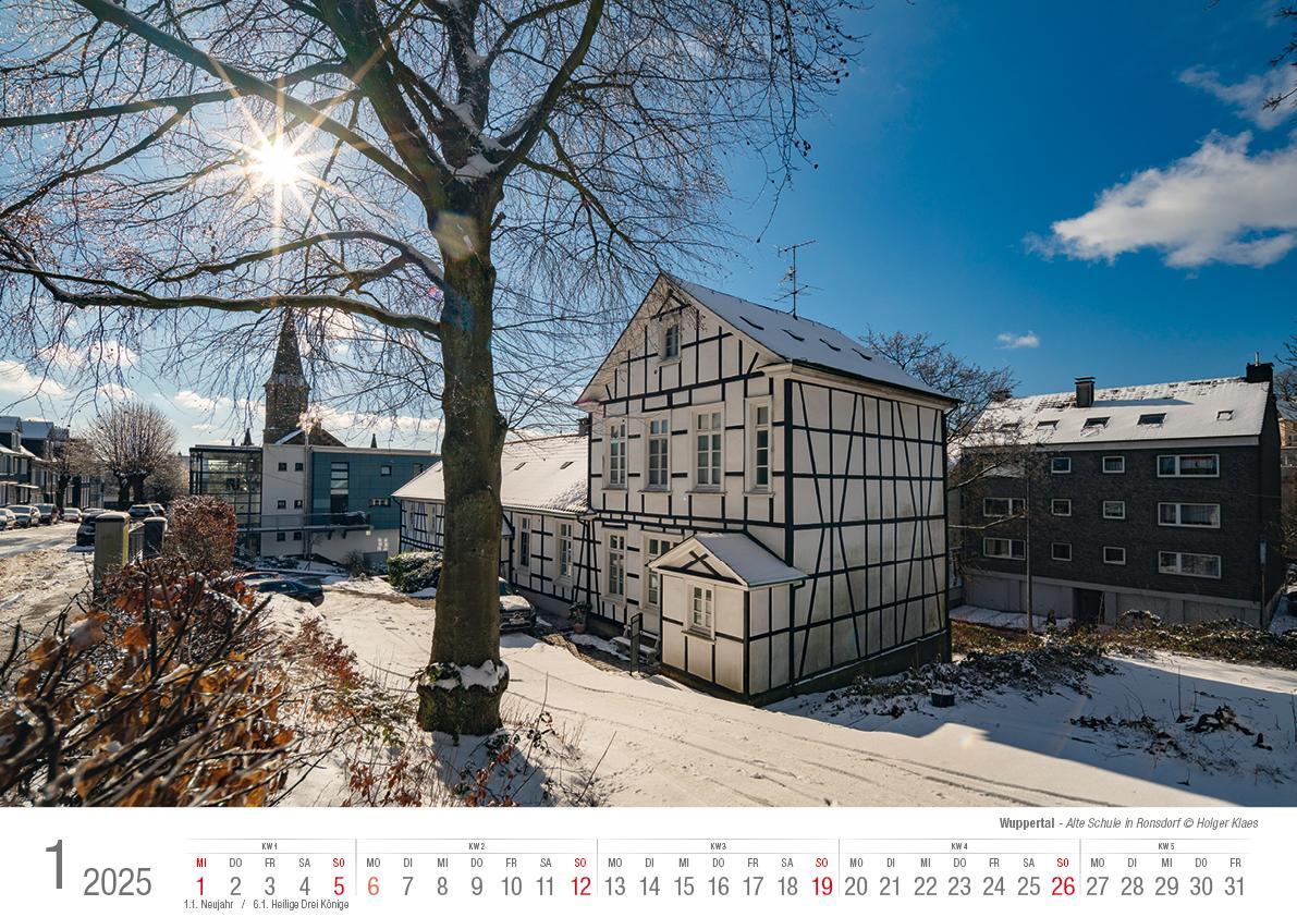 Bild: 9783965352278 | Wuppertal 2025 Bildkalender A3 Spiralbindung | Holger Klaes | Kalender