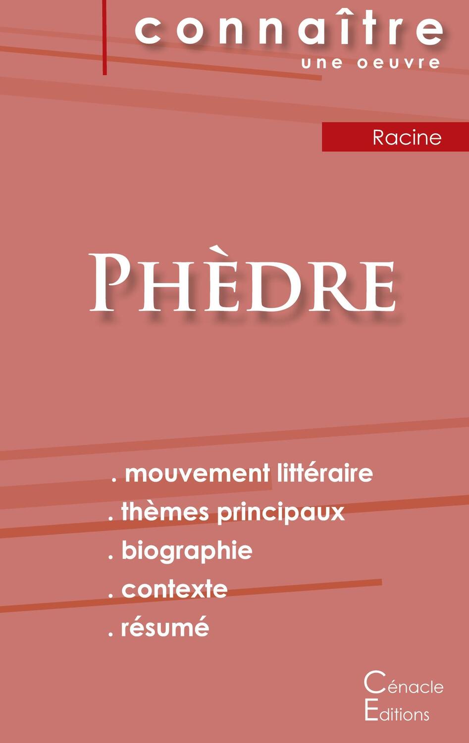 Cover: 9782759302130 | Fiche de lecture Phèdre de Jean Racine (Analyse littéraire de...