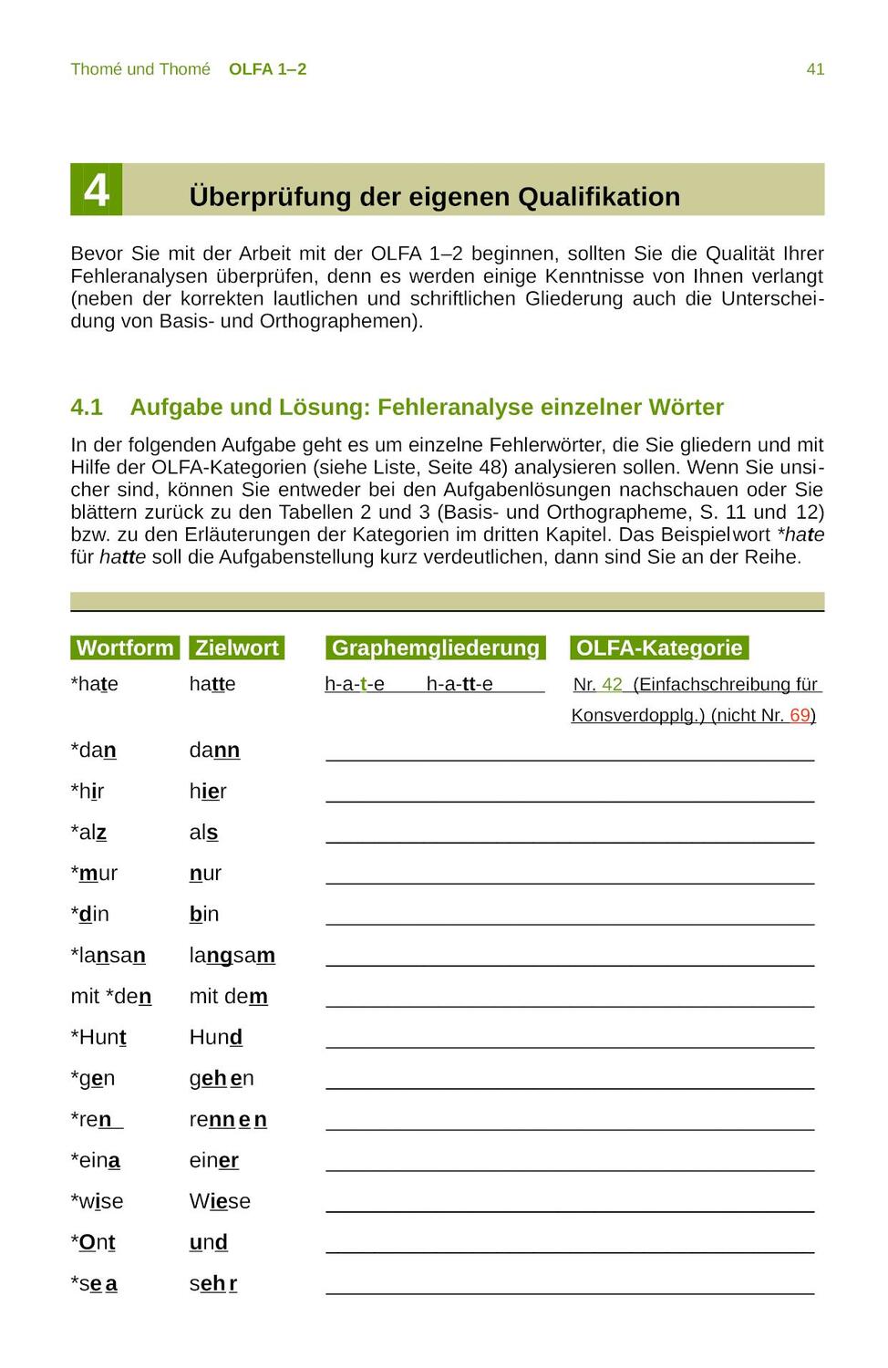 Bild: 9783942122047 | OLFA 1-2: Oldenburger Fehleranalyse für die Klassen 1 und 2 | Buch