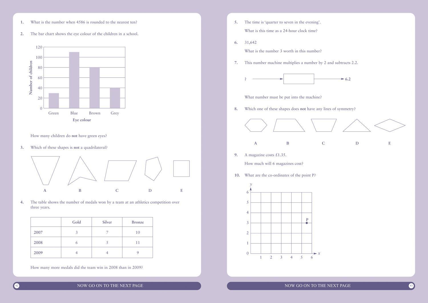 Bild: 9781844197163 | 11+ Maths Practice Papers Book 1 | For the 2024 Gl Assessment Tests