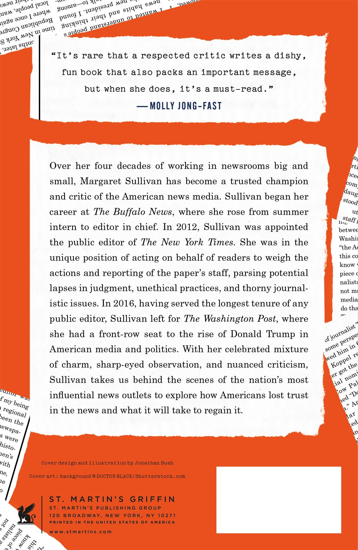 Rückseite: 9781250906007 | Newsroom Confidential | Lessons (and Worries) from an Ink-Stained Life