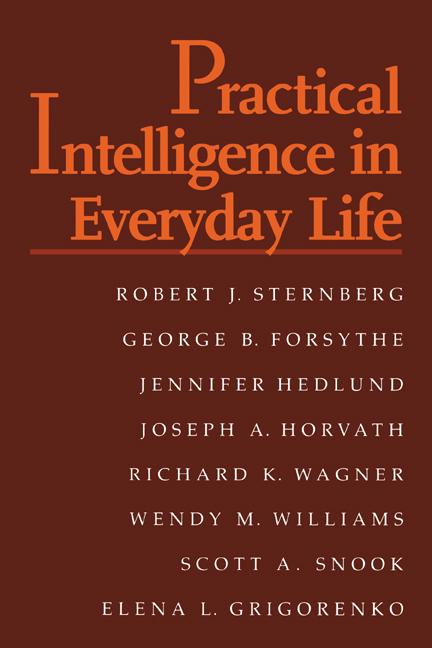 Cover: 9780521659581 | Practical Intelligence in Everyday Life | Robert J. Sternberg (u. a.)