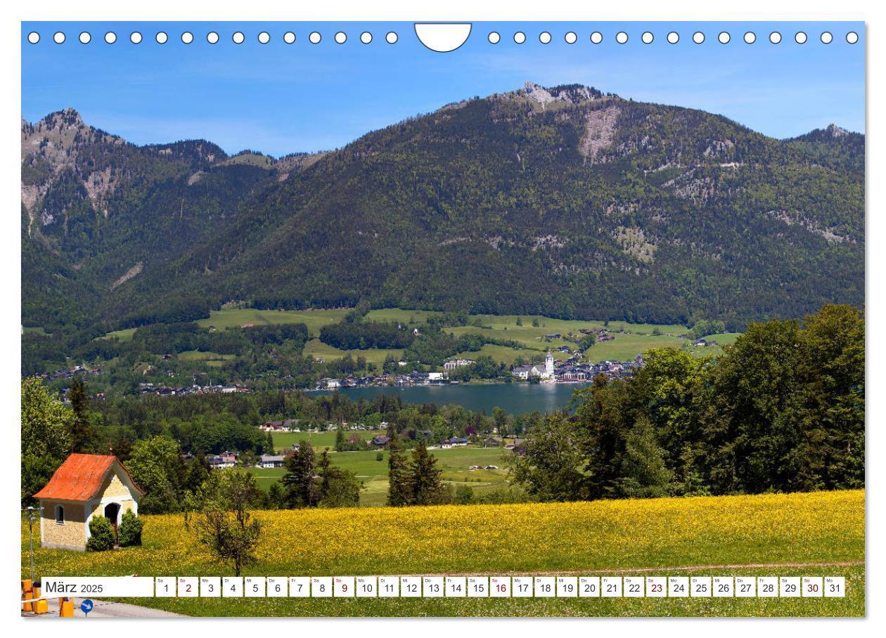 Bild: 9783435386550 | Der schöne Wolfgangsee im Salzkammergut (Wandkalender 2025 DIN A4...