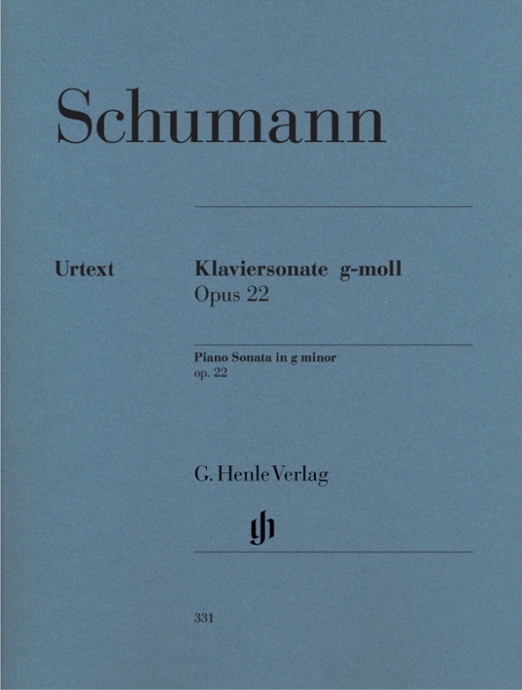Cover: 9790201803319 | Schumann, Robert - Klaviersonate g-moll op. 22 (mit ursprünglichem...