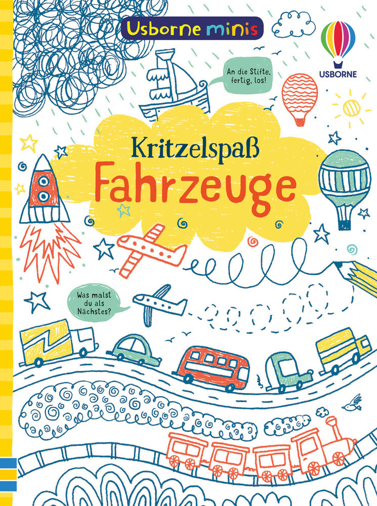 Cover: 9781789415315 | Usborne Minis: Kritzelspaß Fahrzeuge | Simon Tudhope | Taschenbuch