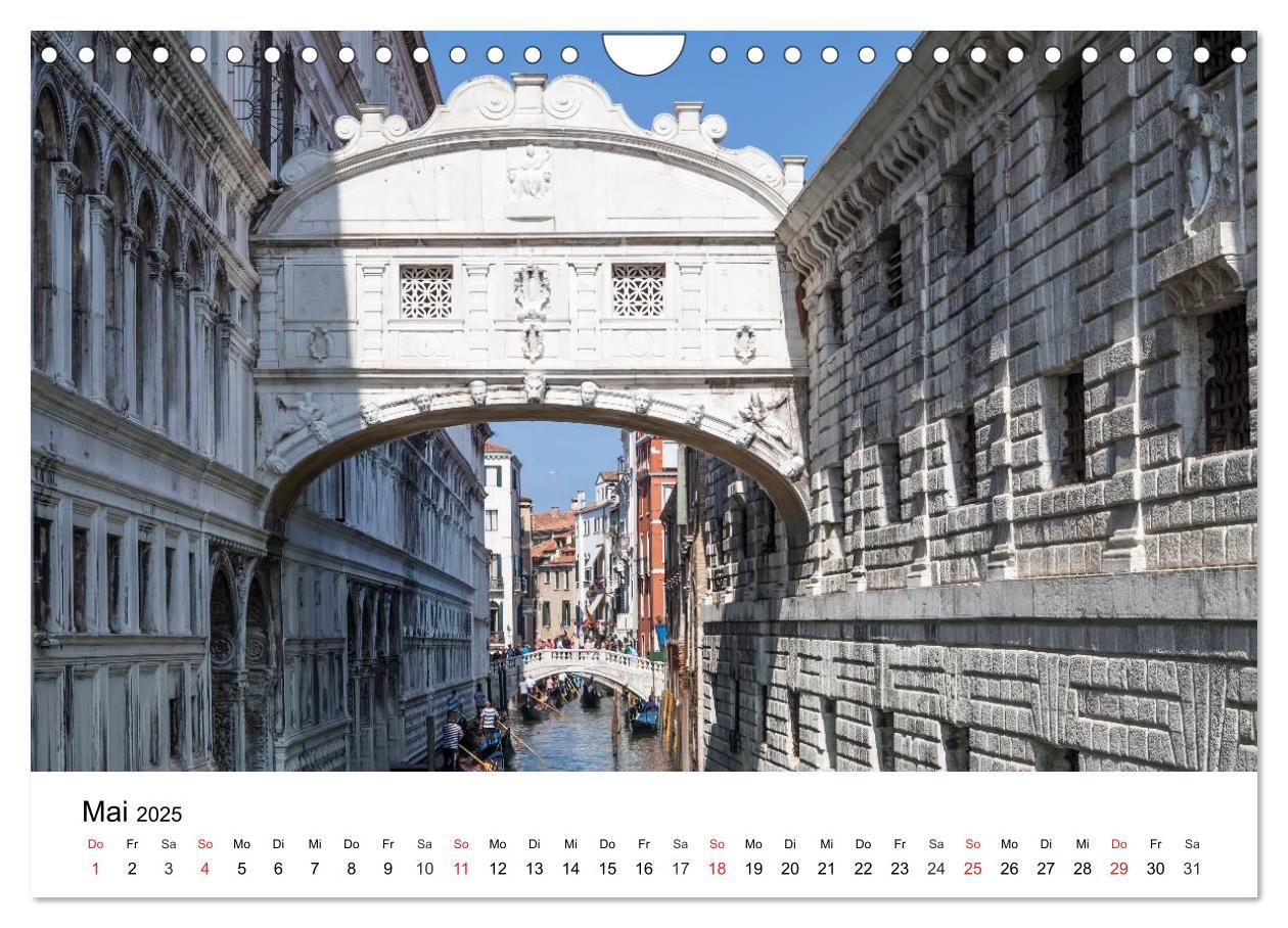 Bild: 9783435656349 | Die Attraktionen von Venedig (Wandkalender 2025 DIN A4 quer),...