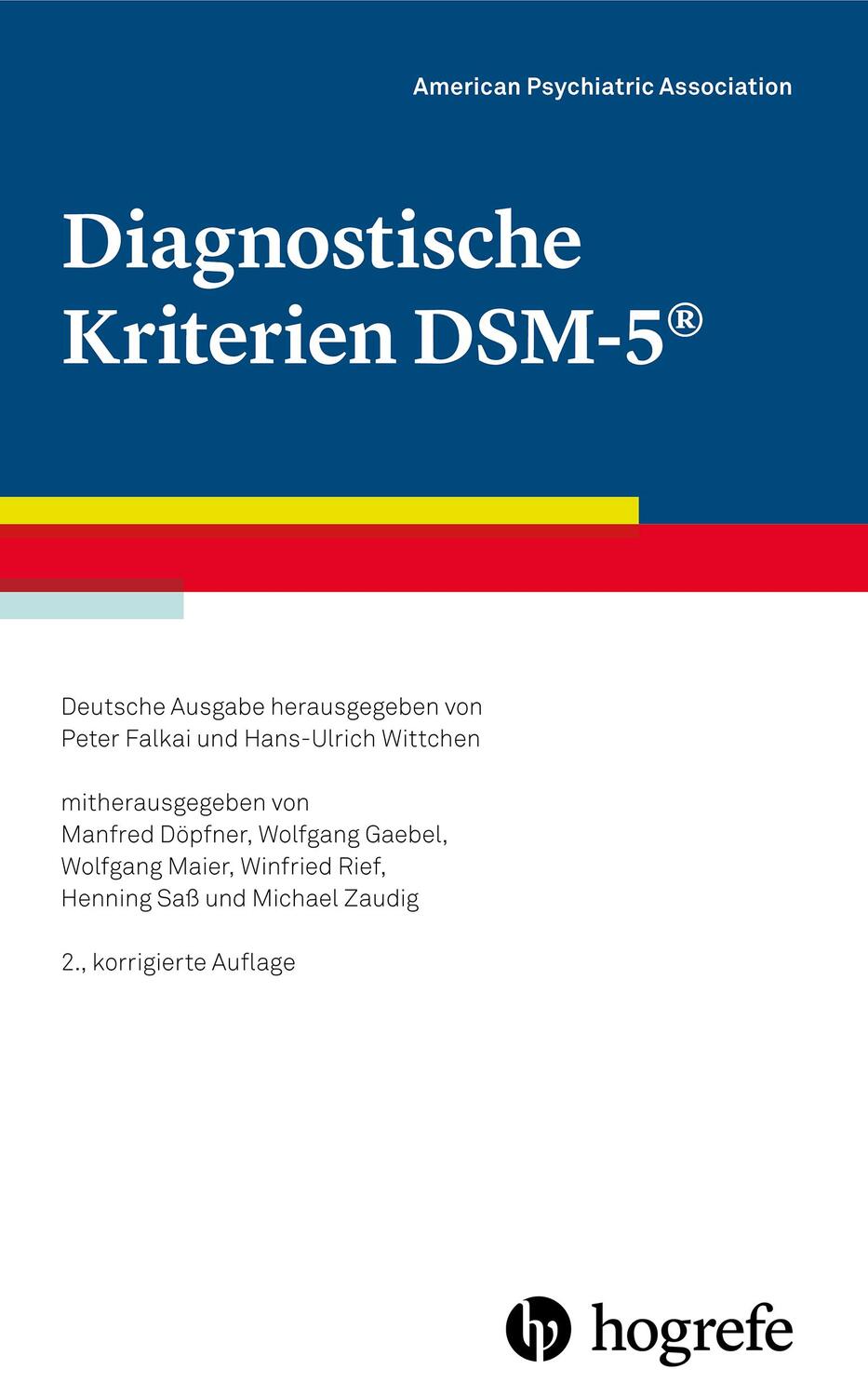 Cover: 9783801731021 | Diagnostische Kriterien DSM-5 | American Psychiatric Association
