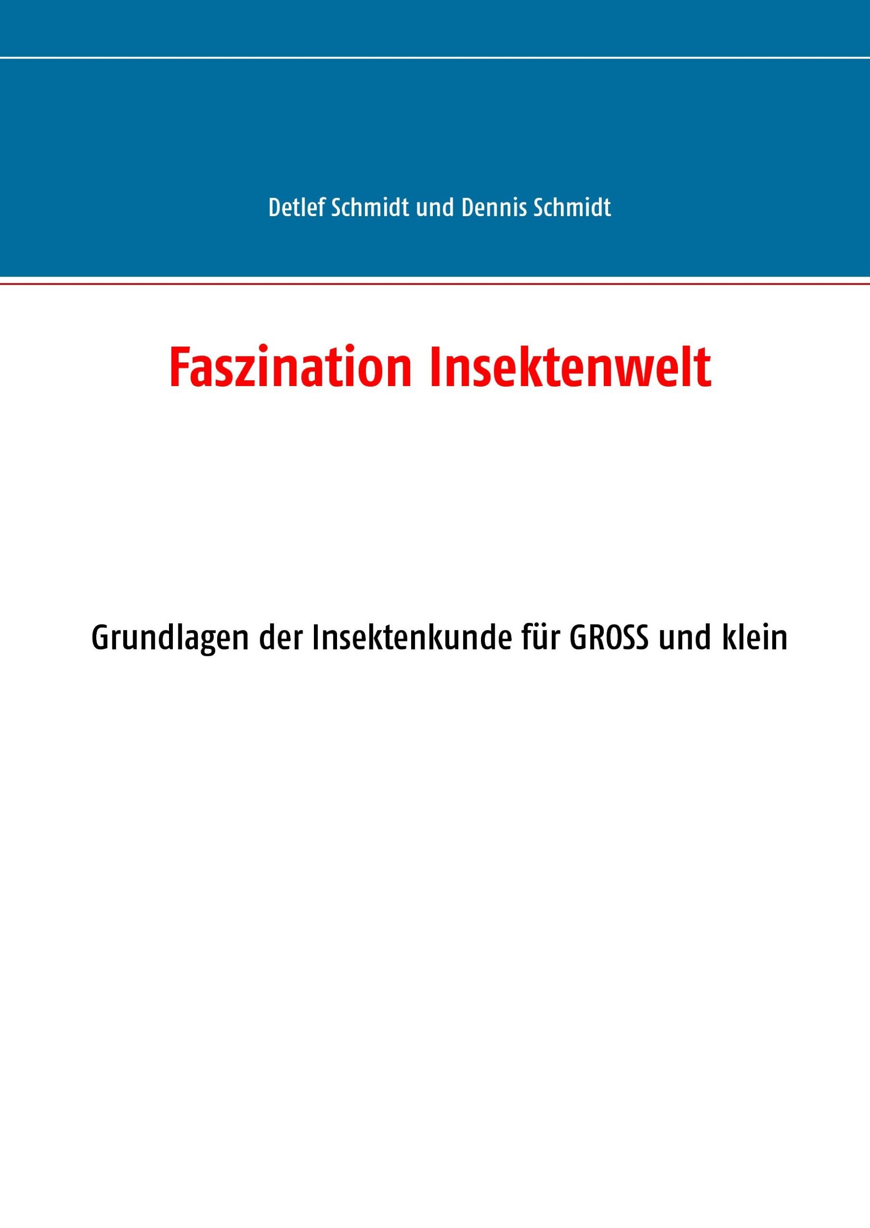 Cover: 9783735742834 | Faszination Insektenwelt | Detlef G. Schmidt (u. a.) | Buch | 460 S.