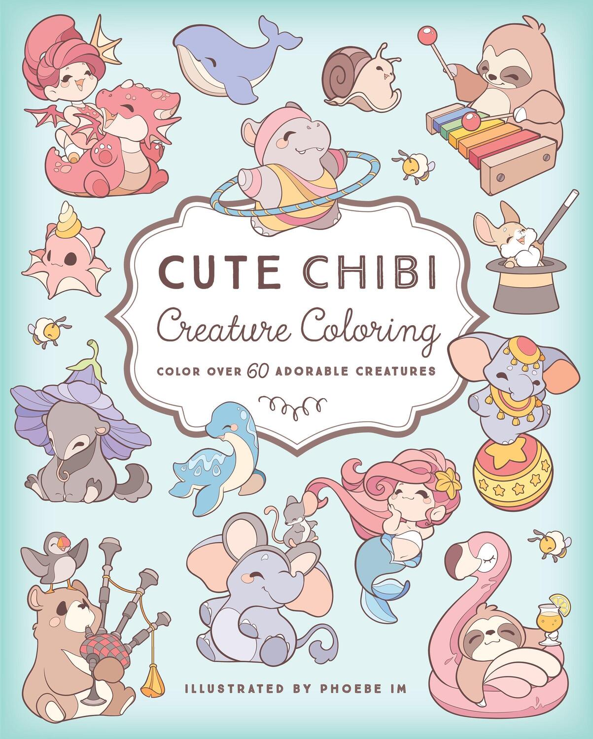 Cover: 9781631069390 | Cute Chibi Creature Coloring: Color Over 60 Adorable Creatures | Im