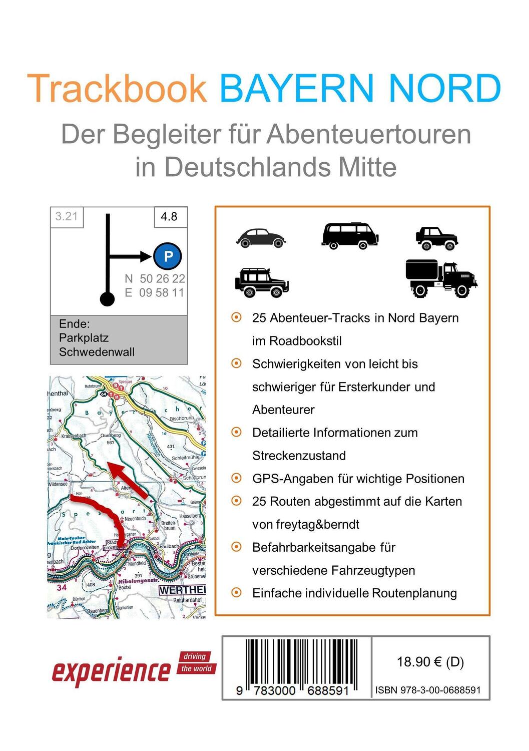 Bild: 9783000688591 | Trackbook Bayern Nord | Matthias Göttenauer (u. a.) | Taschenbuch