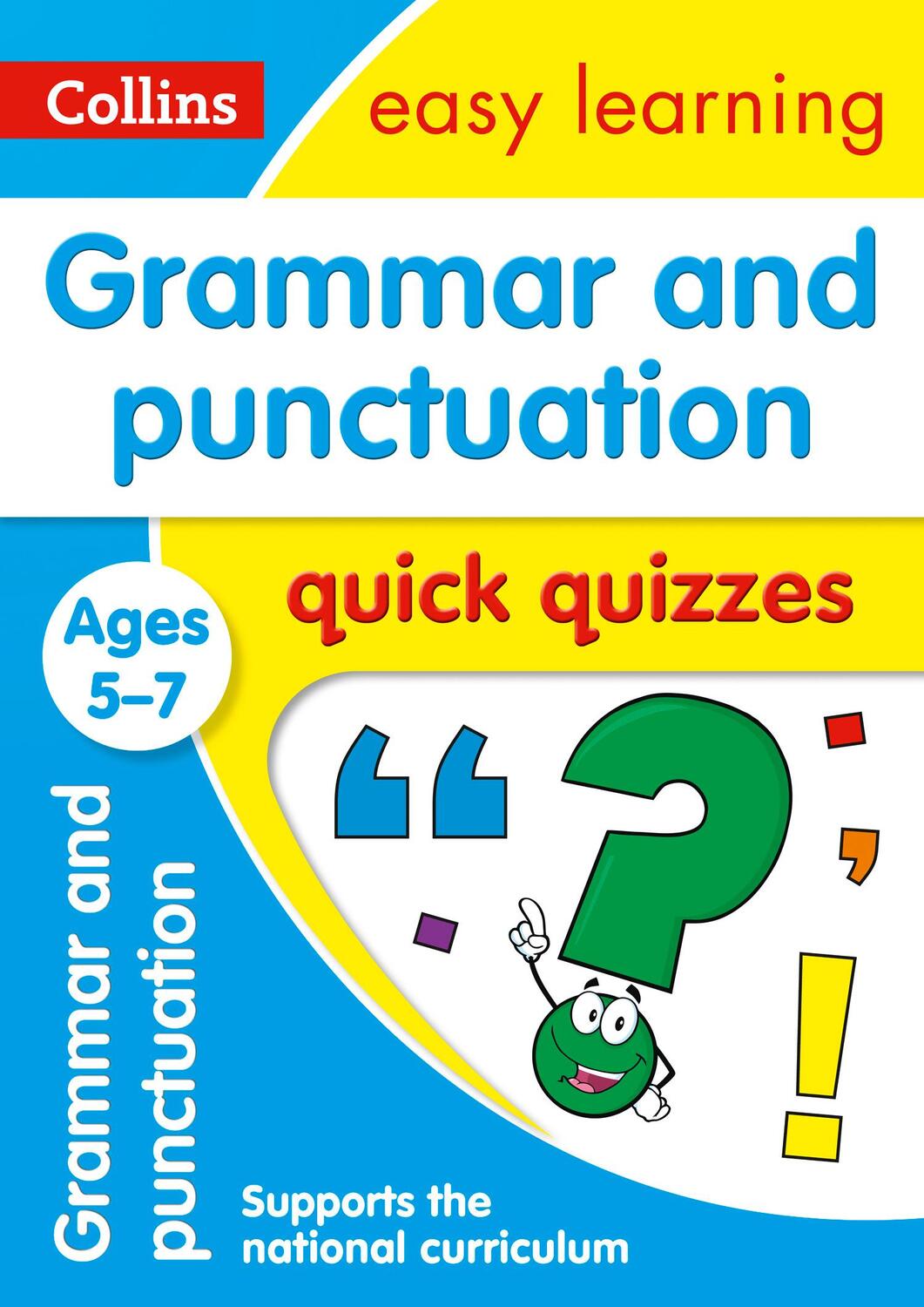 Cover: 9780008212469 | Grammar &amp; Punctuation Quick Quizzes Ages 5-7 | Ideal for Home Learning