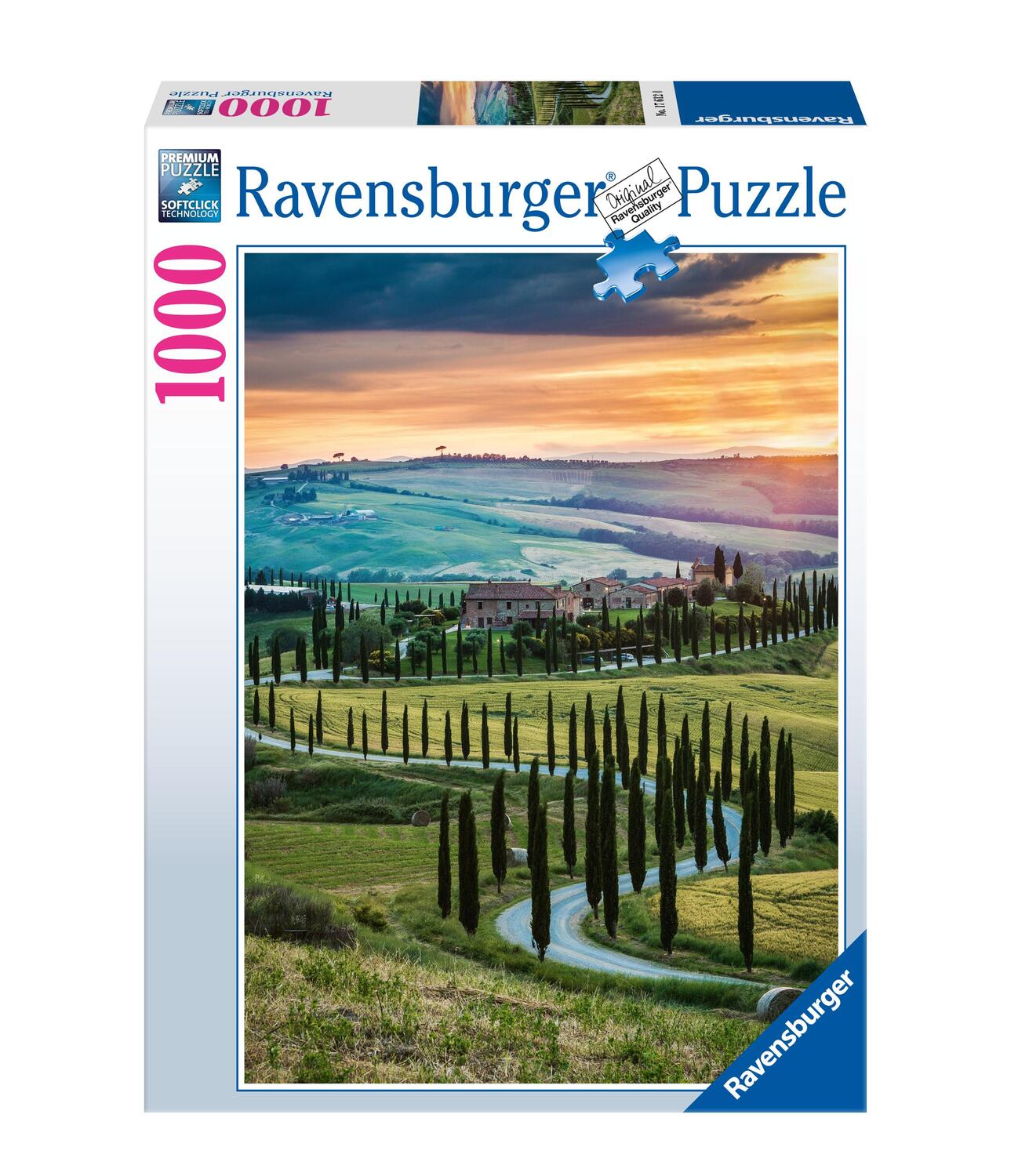 Cover: 4005556176120 | Ravensburger Puzzle, 17612 - Val d'Orcia, Toskana, Italien - 1000...