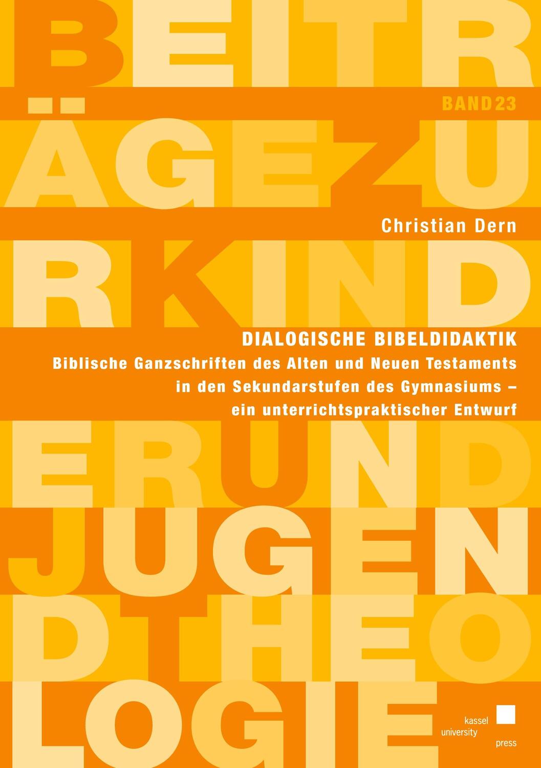 Cover: 9783862194643 | Dialogische Bibeldidaktik | Christian Dern | Taschenbuch | Paperback