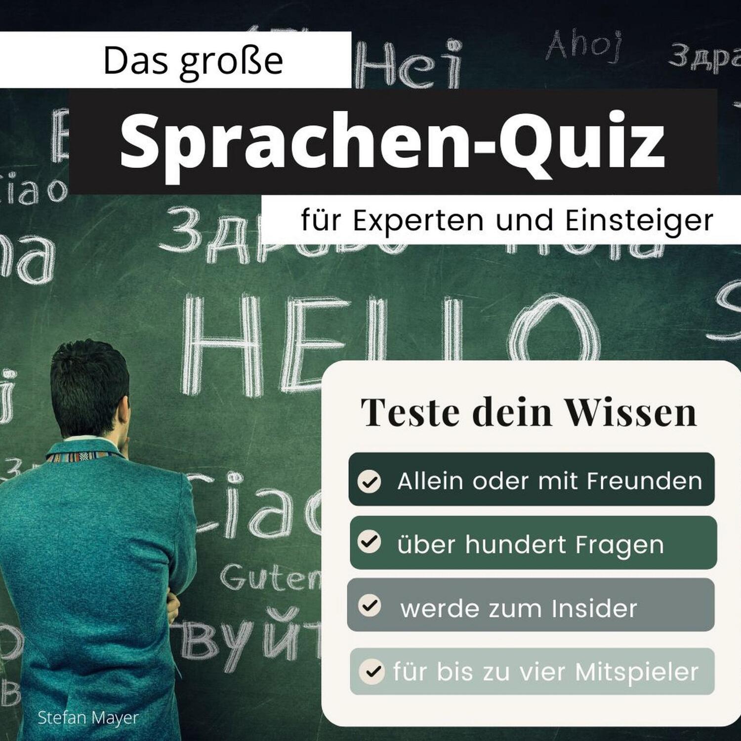 Cover: 9783750524699 | Das große Sprachen-Quiz für Experten und Einsteiger | Stefan Mayer